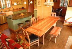 Pacific Madrone Dutch Pull Out Table