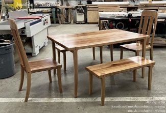 Madrone-Table-Bench-Chairs