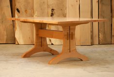 Big Leaf Maple Trestle Table