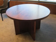 American Cherry Round Knock Down Table